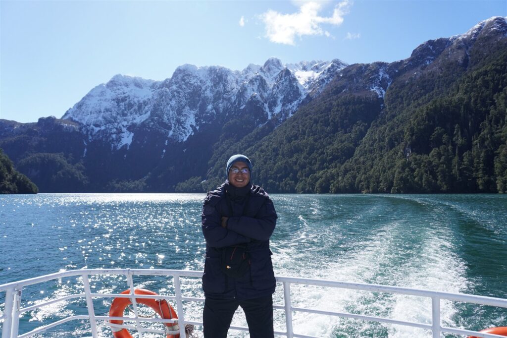 Wilfredo Z. travelling in South America