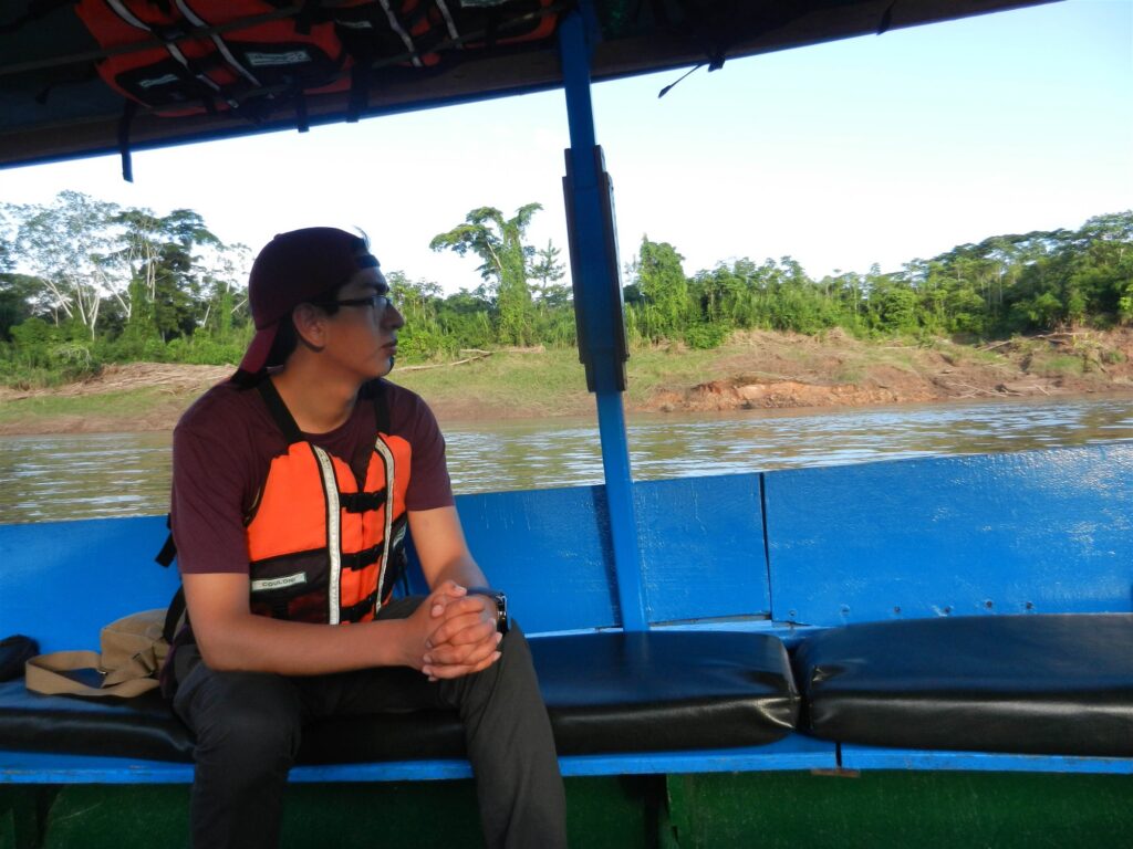 Wilfredo Z. travelling in South America
