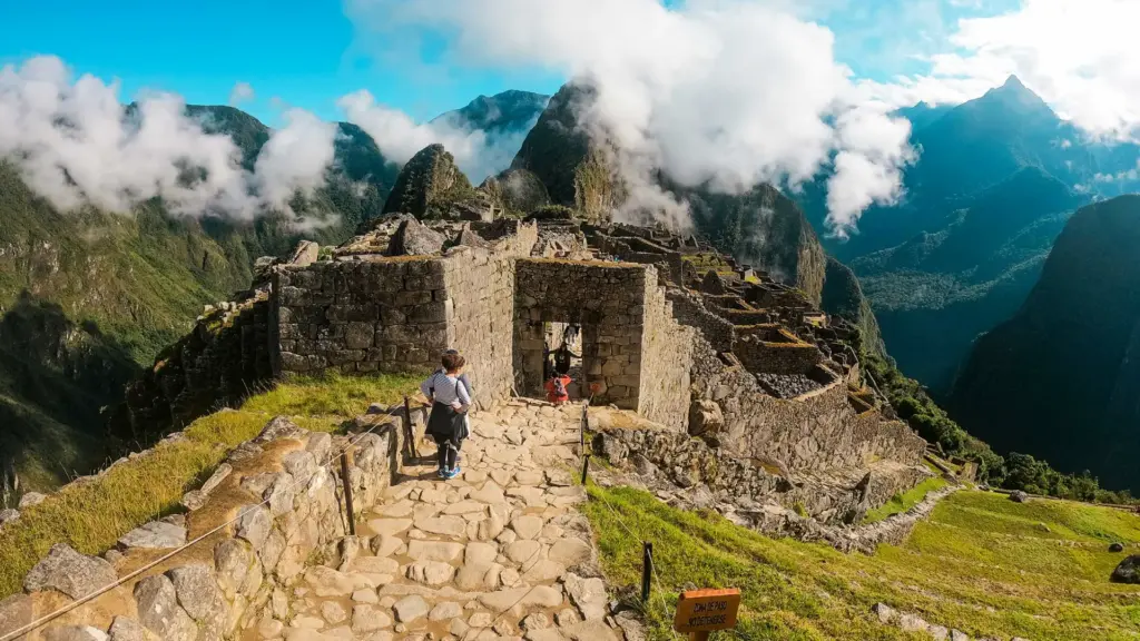 Machu Picchu, the highlight of the classic route through Peru