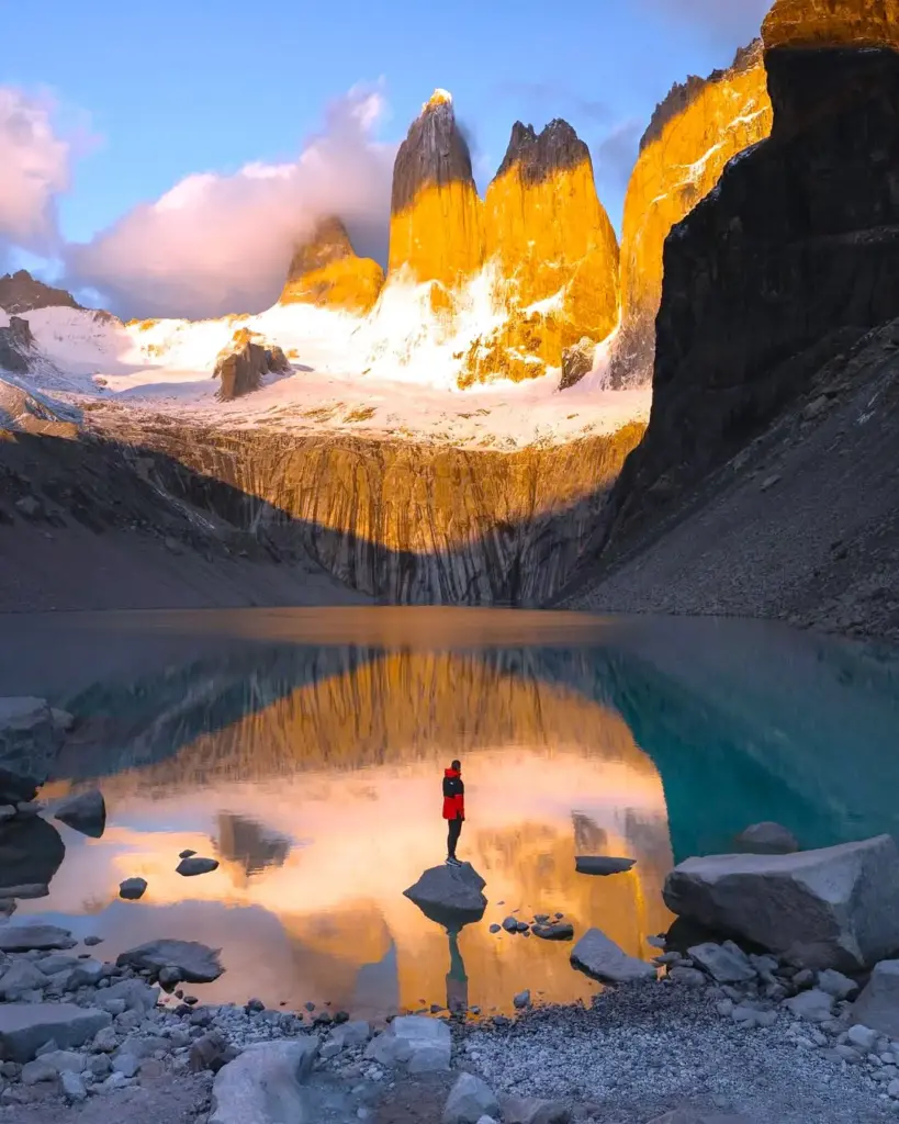 Mirador Las Torres, the end of the most famous day hike in Torres del Paine