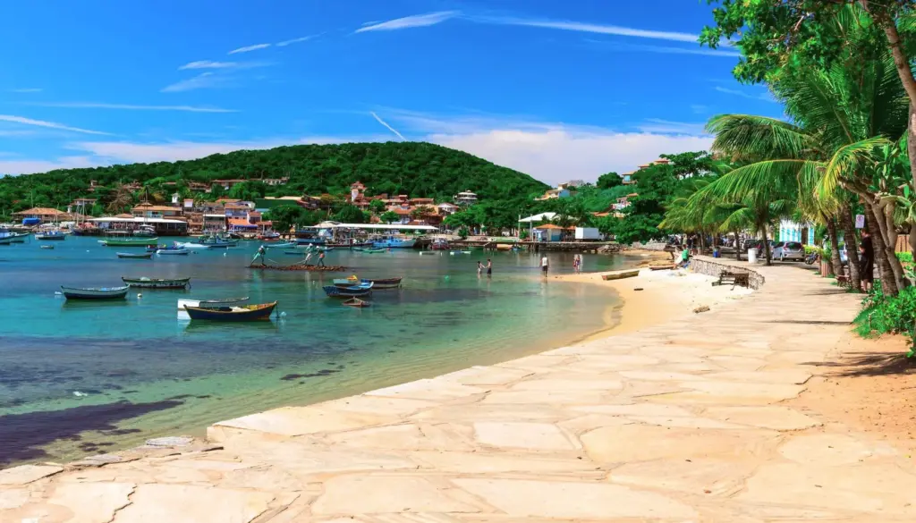 A calm beach in Búzios