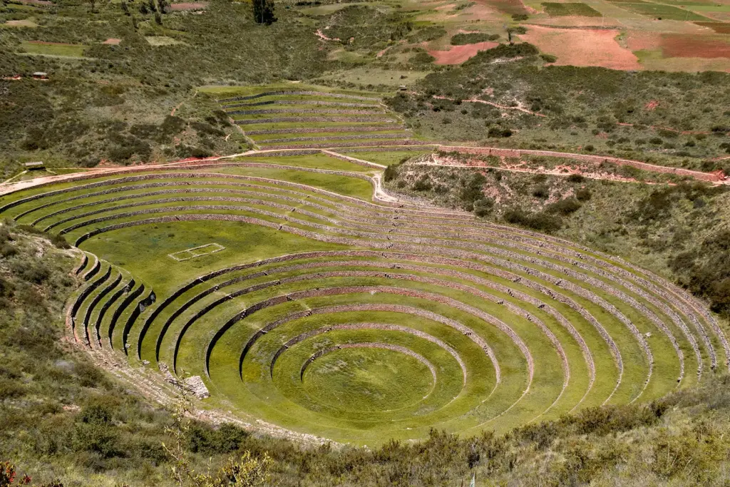 The circular Inca terraces of Moray