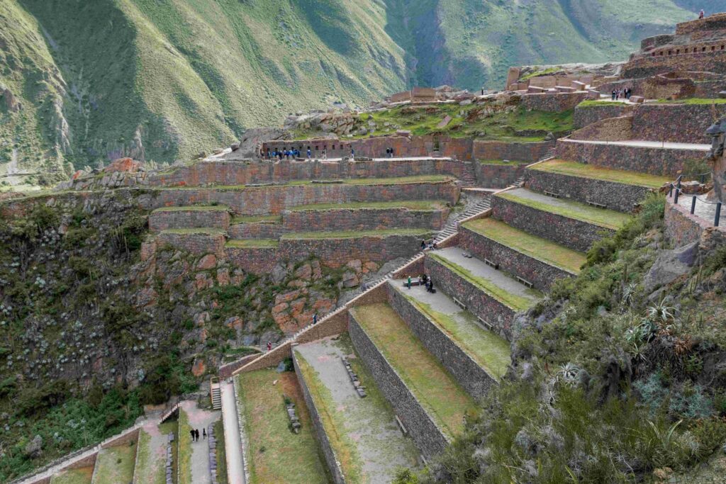 The Inca terraces of Ollantaytambo