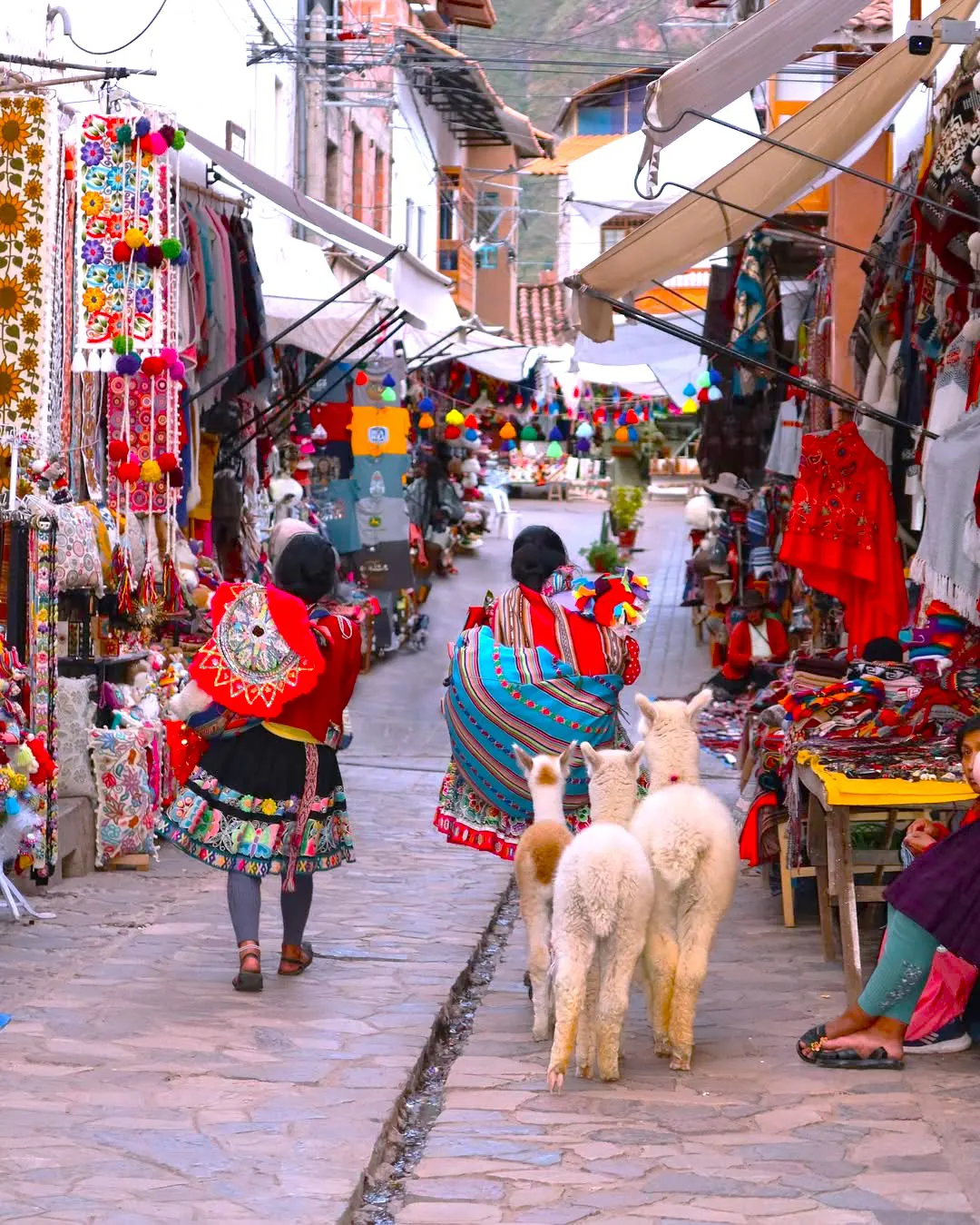 The handicraft market of Pisac