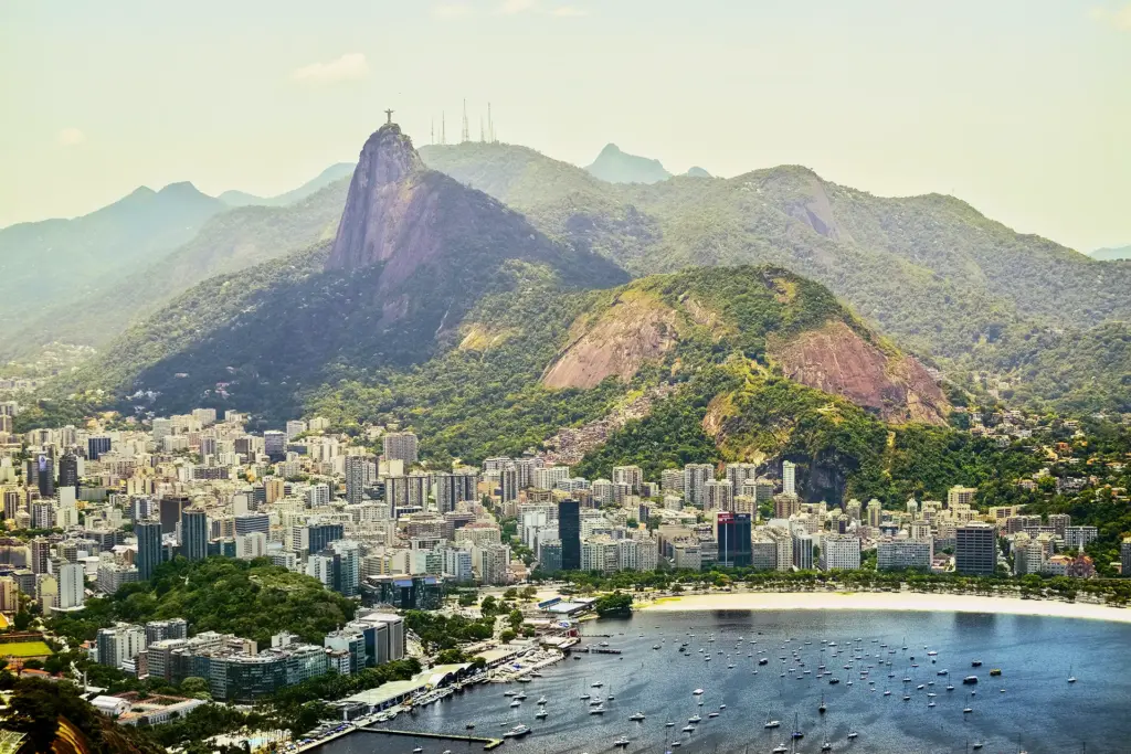 Rio de Janeiro and the Christ the Redeemer statue on Corcovado